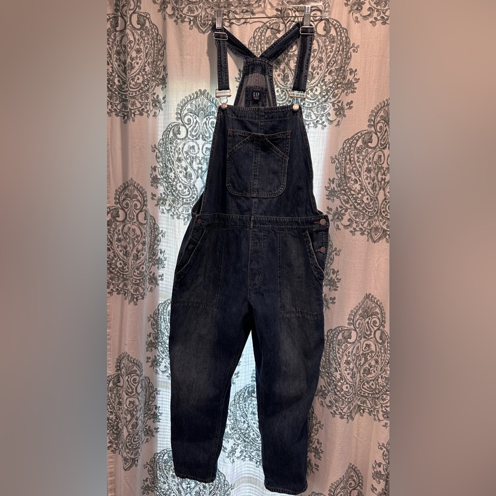 Gap Blue Denim Overalls Ladies